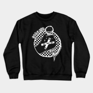 Outcast Checker White Logo Crewneck Sweatshirt